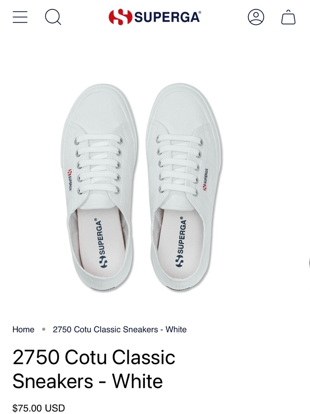 Superga Cotu classic white Sneakers